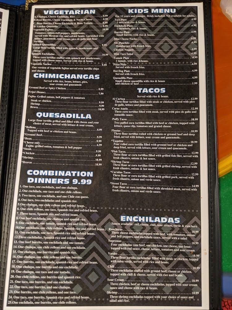 El Patio Mexican Restaurant Menu image 3